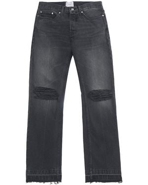Rhude Beach Bum Denim Pf24Dp03320" - Black