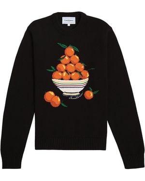 CASABLANCA Pyramide D'Oranges Jumper Mps24 Kw 587 01" - Black