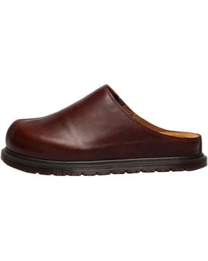 Dr. Martens San Leather Mules "Butterscotch - Brown