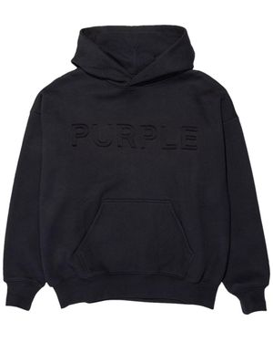 Purple Brand Hwt Fleece Po Hoody P401 Hbbh423" - Black
