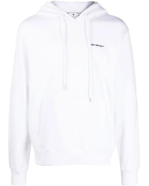Off-White c/o Virgil Abloh Wave Outline Diagonal Slim Hoodie Ombb097F22Fle0150110" - Black