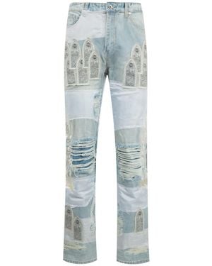 Who Decides War Wdw Winged Organza Denim "Sky" 1120490008Ss25R" - Black