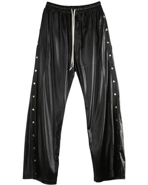 Rick Owens Pantaloni Wide Pusher Trousers Ds01F4336 Jl 09" - Black