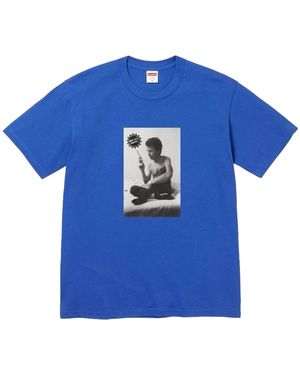 Supreme Larry Clark Gun T-Shirt "Royal" Su28595" - Blue