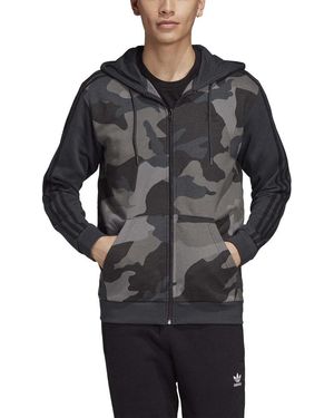 adidas Camouflage Fullzip Hoodie Carbon" Ed7073" - Black
