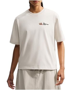 Nike Acg Mystery Snail Boxy T-Shirt "Light Orewood" Io1577 104" - Black