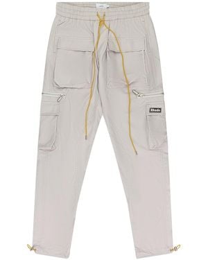 Rhude Cargo Trousers Rhss22Pa03016616 Ltg" - Black