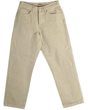 Stussy Big Ol Canvas Ndl Pnch Jeans "Khaki" 116673 Khak" - Black