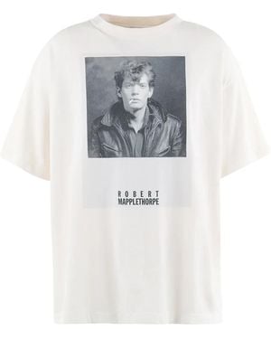 SAINT Mxxxxxx Robert Mapplethorpe T-Shirt Sm Hr8 0000 C16" - Black