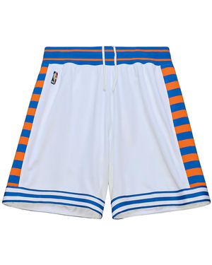 Mitchell & Ness Nba Authentic Shorts "New York Knicks 2015" Bt14224 Nykwhit" - Blue