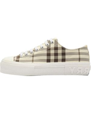 Burberry Training Jack Check Trainer "Light" 8118636" - Black