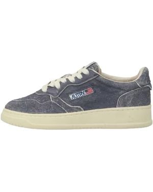 Autry Medalist Low Suede Wmns "Bluette" Aulw S409" - Black