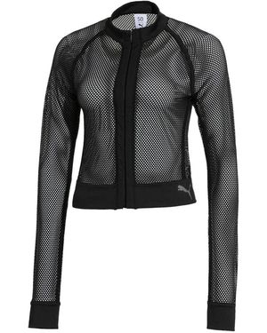 PUMA Selena Gomez Mesh Jacket 517906 01" - Black