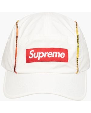 Supreme Gradient Piping Camp Cap "ss 21" - White