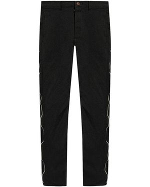 Comme des Garçons Trousers With Side Zip 1Mp0030521" - Black