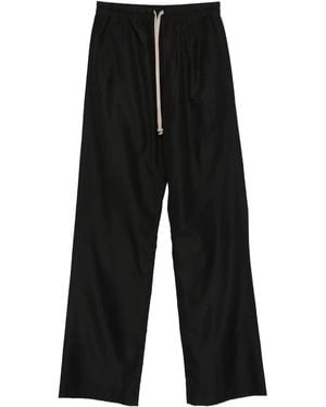 Moncler Rick Owens Woven Drawstring Trousers Mon30" - Black
