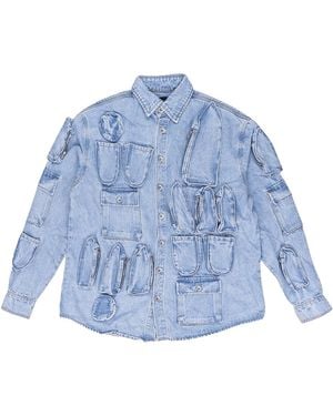 Who Decides War Tech Coat 1131170009Ss24" - Blue