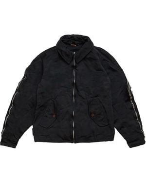 Comme des Garçons Tonal Camo Jacket 1Oj0040521" - Black
