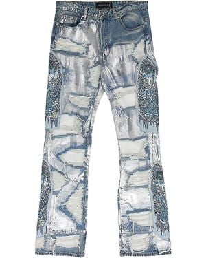 Who Decides War Heavy Metal Relaxed-Fit Jeans 11200710008Aw23" - Black