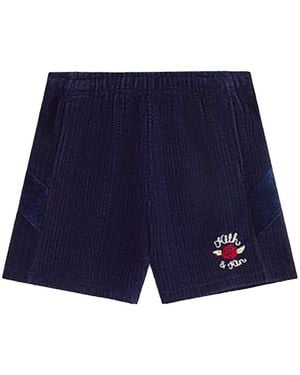 Kith Bonded Pointelle Rayne Short 22" - Blue