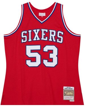 Mitchell & Ness Dark Jersey "Nba 76Ers 1979 Darryl Dawkins" Smjy4189 P7679Ddwunrd" - Black
