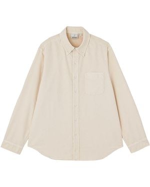 Gramicci Classic Oxford Thermolite Shirt "Ivory Pigment" G6Fm J033 Gm117" - Black