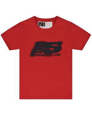 Sp5der Moto 5 Baby T-Shirt 467" - Red