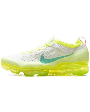 Nike Air Vapormax 2023 Flyknit "Vast Volt" Fz4016 001" - Yellow
