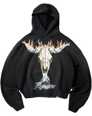 Represent British Cowboys Pullover Hoodie Mlm100610-04" - Black