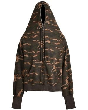 PROJECT G/R Nubian Exclusive Zygon Full Zip Hooded Sweatshirt Pg24Fwmh03 Exclusive" - Black