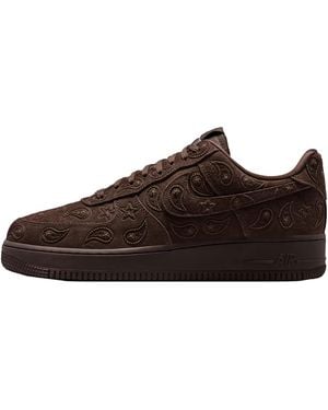 Nike Air Force 1 '07 Lv8 "All-Over Paisley Baroque" Iu2363 200" - Black