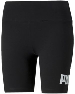 PUMA Ess Logo Short Tights "Cotton" 586888 56" - Black