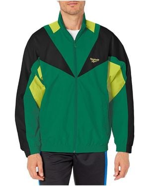Reebok Classics Twin Vector Track Jacket "Basil" Fk2462" - Green