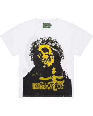 DENIM TEARS Bstroy Tears Crown Made Of Cotton T-Shirt Dt1041" - Black