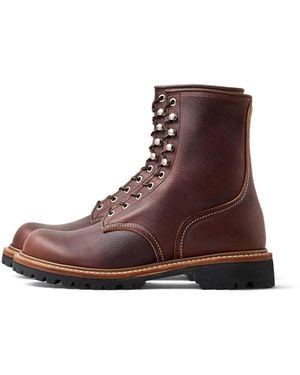 Red Wing Logger Leather Boot "Briar" 4585" - Brown