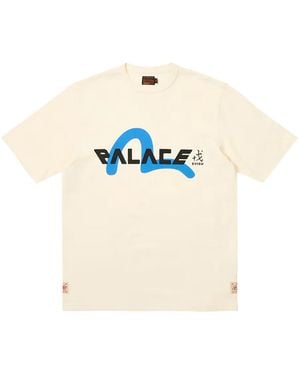 Palace Evisu Logo Short Sleeve T-Shirt P0147" - Black