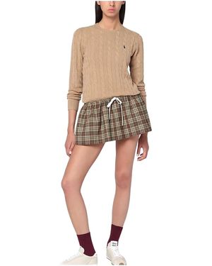 Polo Ralph Lauren Julianna Long-Sleeve Pullover "Camel Melange" 211971865002" - Black