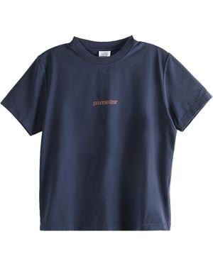 Vetements Pornstar Fitted T-Shirt Me76Tr215N" - Blue
