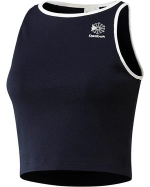 Reebok Athletic Casual Ribbed Tank Top Bk4118" - Black