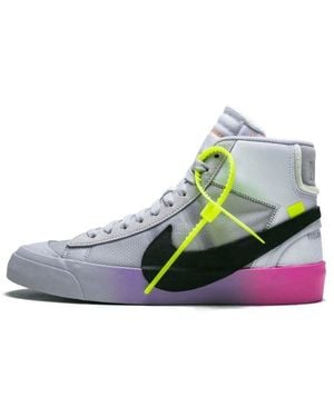 NIKE X OFF-WHITE The 10: Blazer Mid "Queen" Shoes - Black