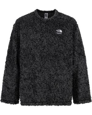 Supreme The North Face High Pile Fleece L/Top Su100065" - Black