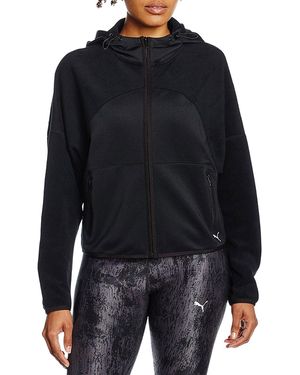 PUMA Yogini Warm Hooded Jacket 514576 01" - Black