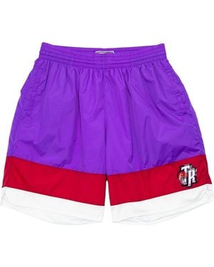 Mitchell & Ness Nba Striped Short "Toronto Raptors - Purple