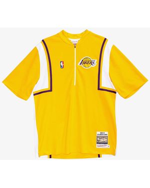 Mitchell & Ness Nba Authentic Shooting Shirt Lakers 00 "Light" Asshac19138 Lalltgd00" - Black