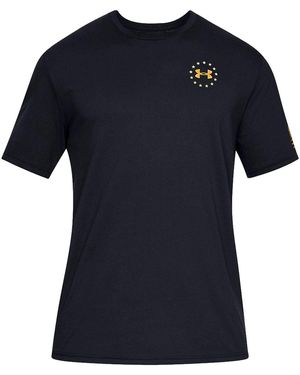 Under Armour Freedom Flag T-Shirt Steeltown" 1333350 003" - Black