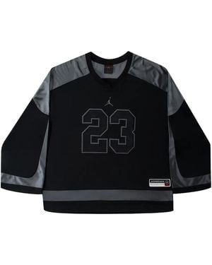 Nike Air Brooklyn Collegiate Hockey Jersey Iron Iron" Hv0109 010" - Black