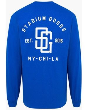 Stadium Goods Pennant L/s "royal" - Blue