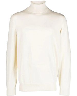 Brunello Cucinelli Wool Turtleneck Jumper "Off" Brun2853" - Black