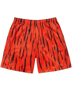 Supreme Small Box Baggy Mesh Short "Ss24 - Red