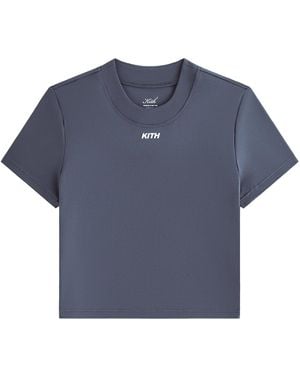 Kith Mulberry Ii Active T-Shirt "Dark" Khw030618 402" - Blue